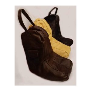 Handmade All Leather Boot Bag