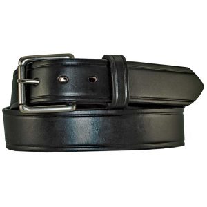 Handmade Waxed Heavy Black Leather Belt is a High Quality WorkCasual Belt