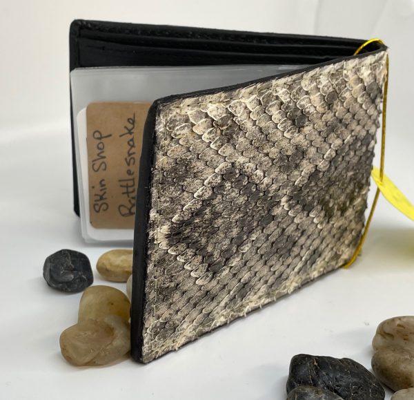 Genuine Rattlesnake Wallet bi-fold wallet.