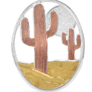 Montana Silversmiths Desert Moon Cactus Earrings