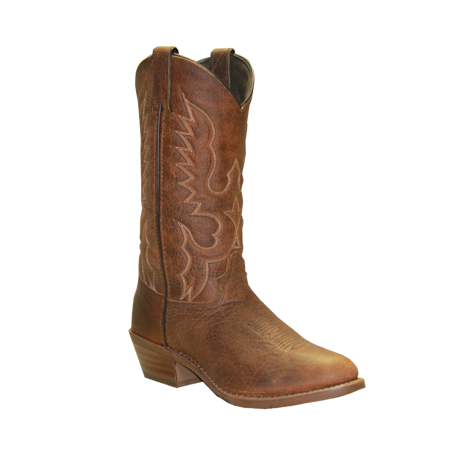 Made in USA Abilene Tan Bison Round Toe - Spencer's Western World