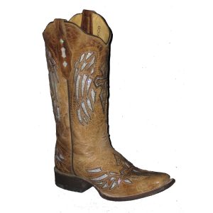 Cowtown Tan with Silver Winged Cross