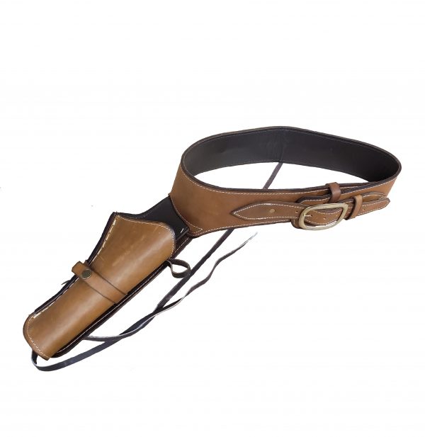 Genuine Leather Gun Belt & Holster