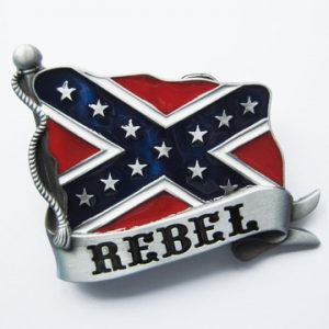 Vintage Western Rebel Belt Buckle
