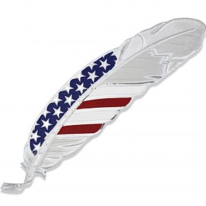 USA Flag Hat Feather